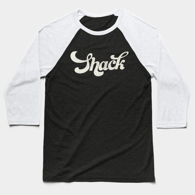 Shack Retro 90s Style Design Baseball T-Shirt by DankFutura